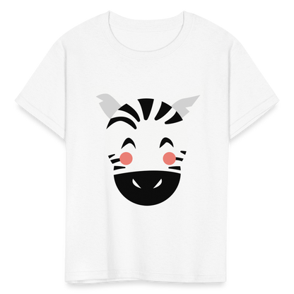 Kids' Zebra T-Shirt - white