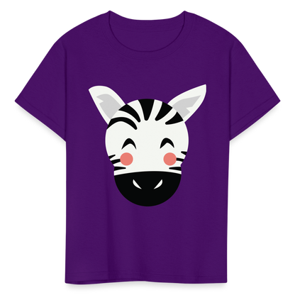 Kids' Zebra T-Shirt - purple