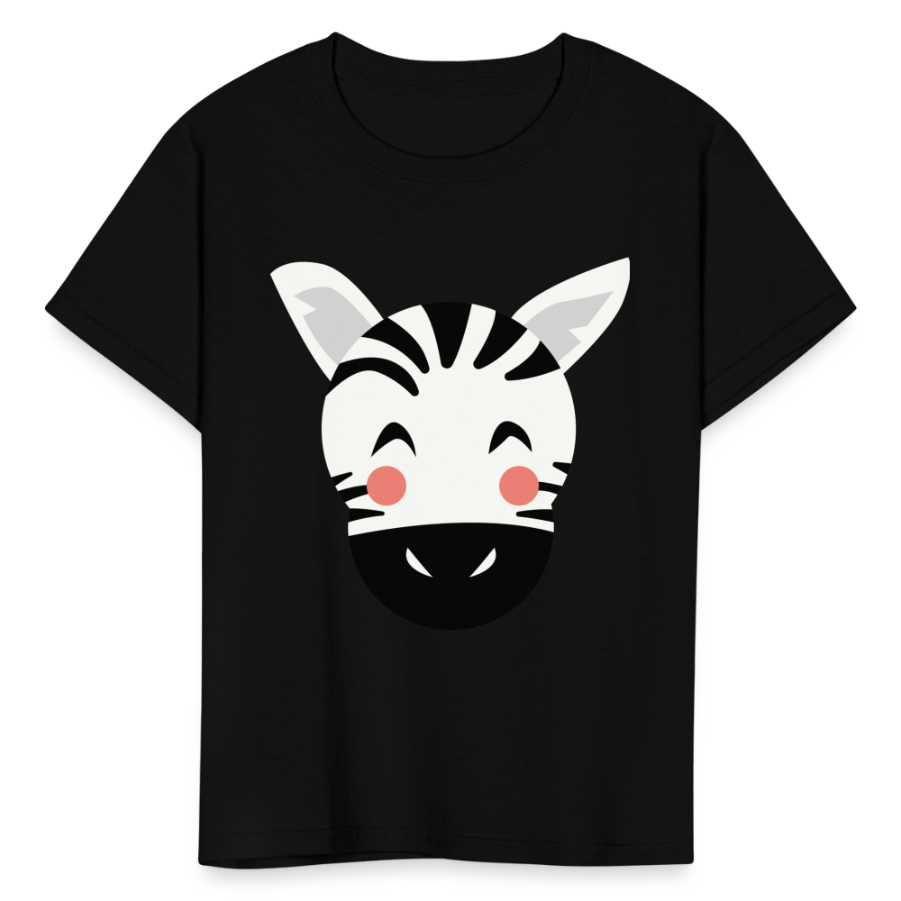 Kids' Zebra T-Shirt - black