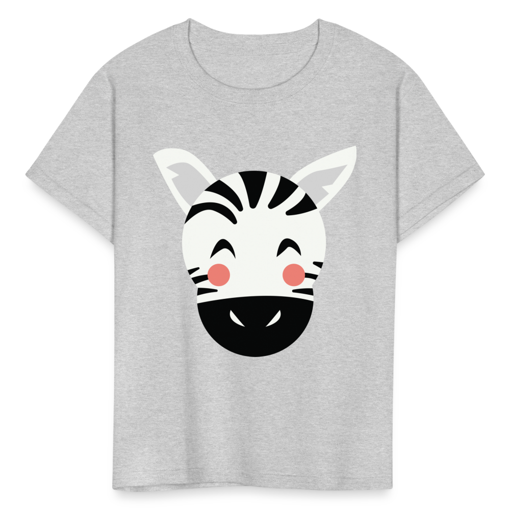 Kids' Zebra T-Shirt - heather gray