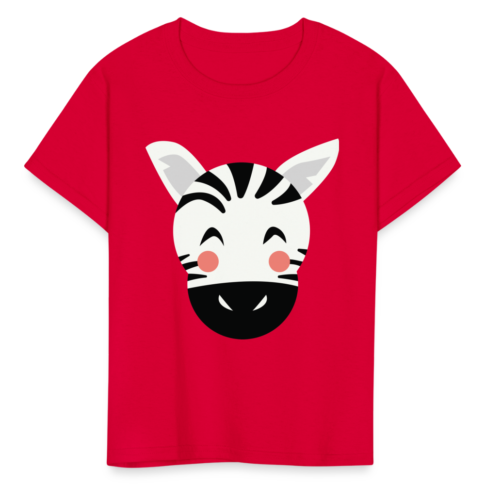 Kids' Zebra T-Shirt - red