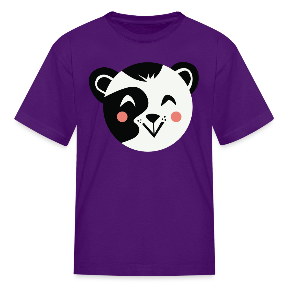 Kids' Panda T-Shirt - purple
