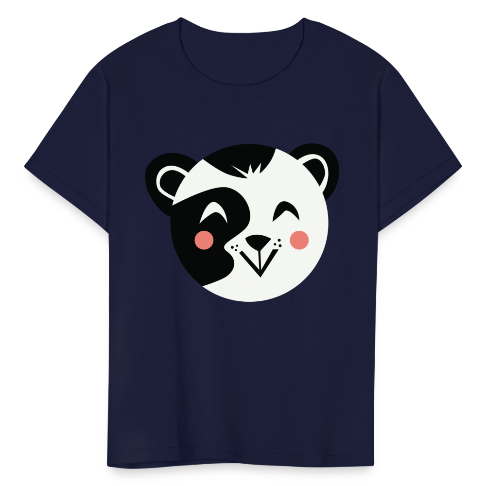 Kids' Panda T-Shirt - navy