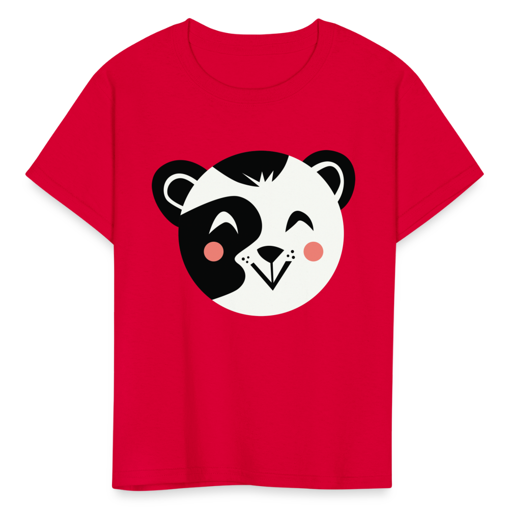 Kids' Panda T-Shirt - red