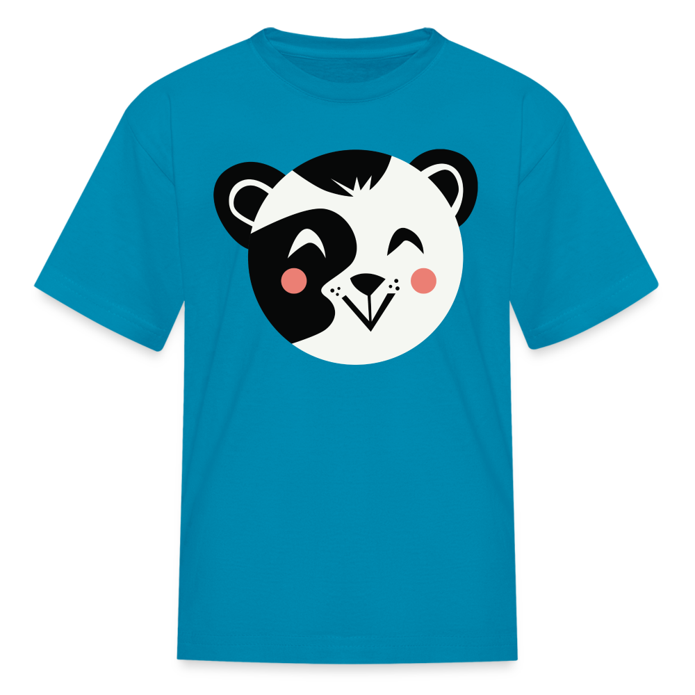 Kids' Panda T-Shirt - turquoise