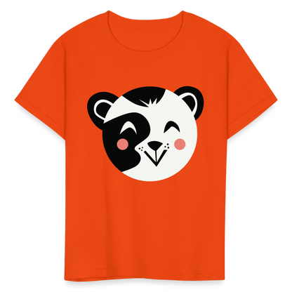 Kids' Panda T-Shirt - orange