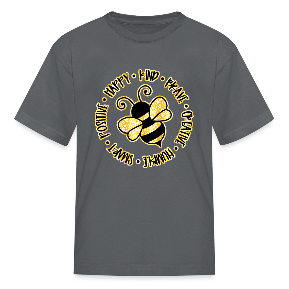 Kids' Bee T-Shirt - charcoal