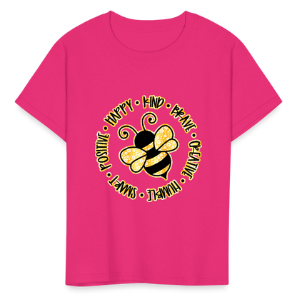 Kids' Bee T-Shirt - fuchsia