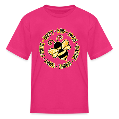 Kids' Bee T-Shirt - fuchsia