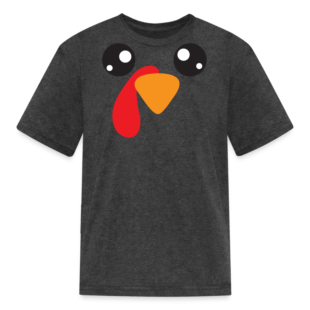 Kids' Chicken T-Shirt - heather black
