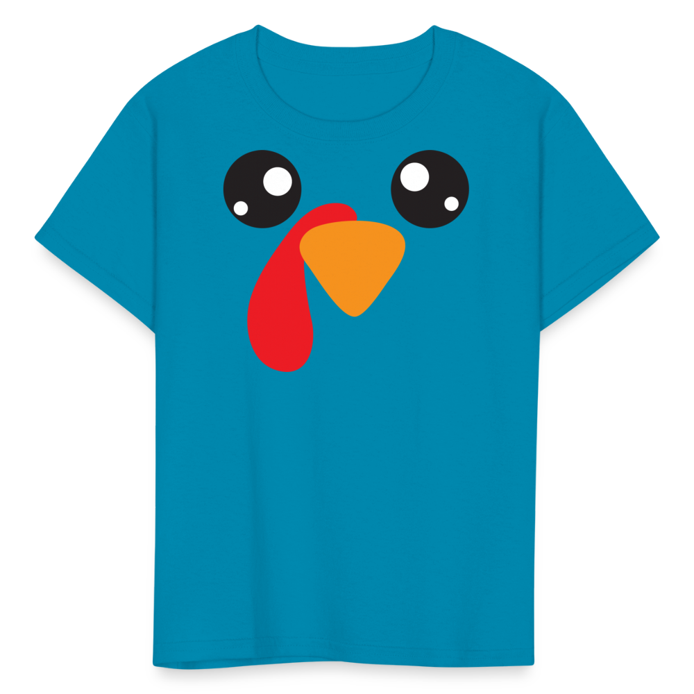Kids' Chicken T-Shirt - turquoise