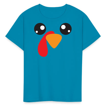 Kids' Chicken T-Shirt - turquoise