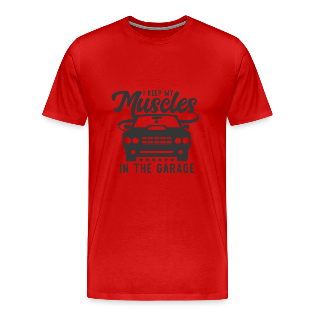 Men's Muscles Premium T-Shirt - red