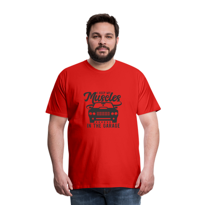 Men's Muscles Premium T-Shirt - red