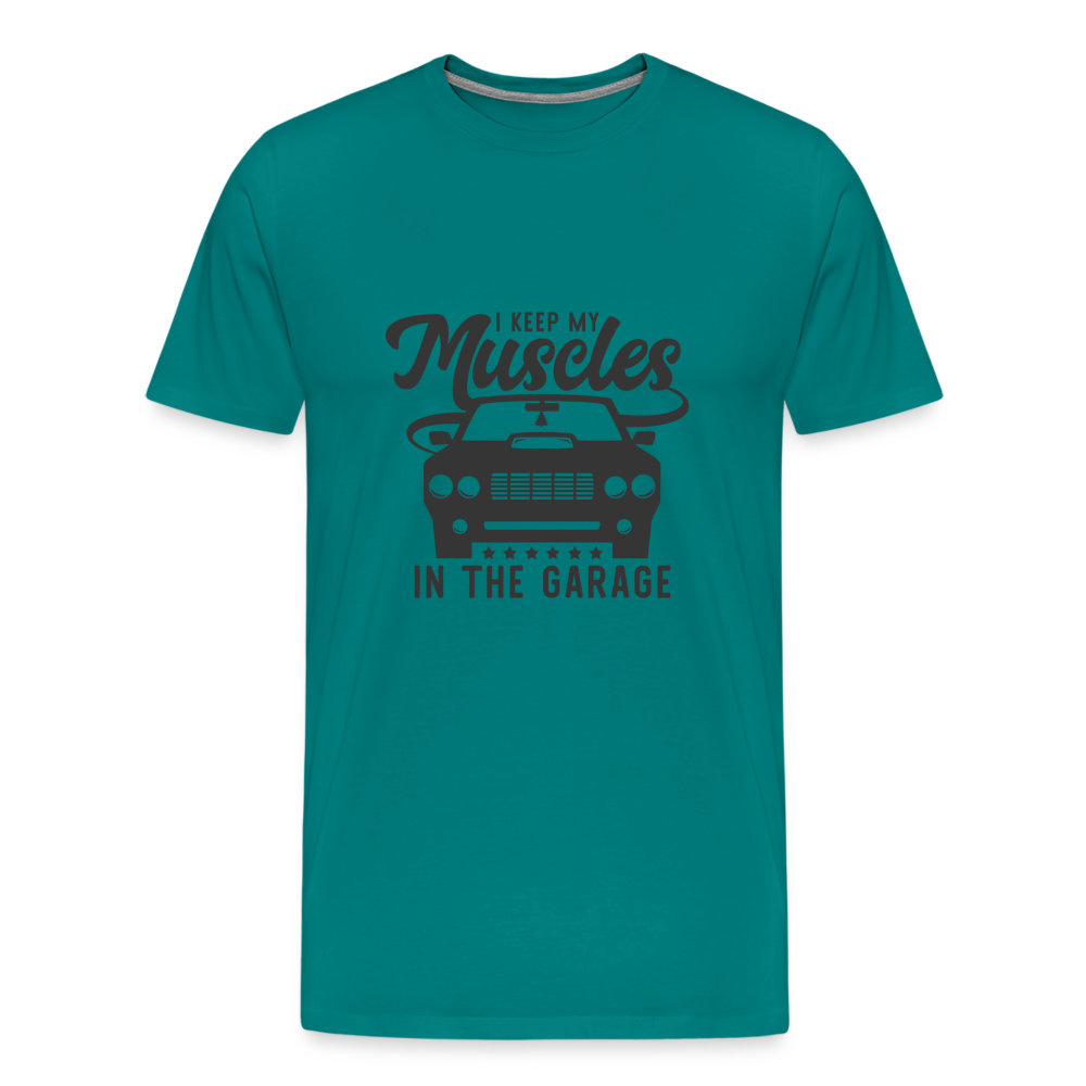 Men's Muscles Premium T-Shirt - teal