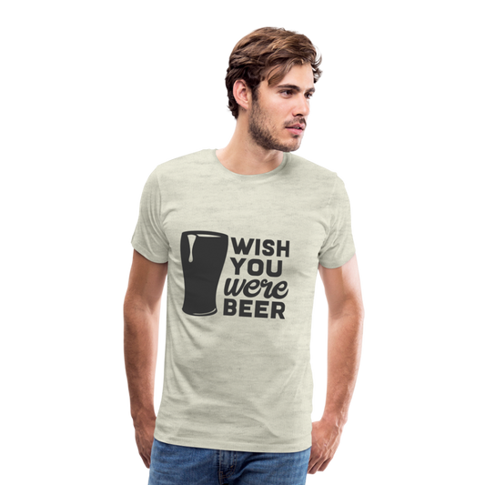 Men's Beer Premium T-Shirt - heather oatmeal