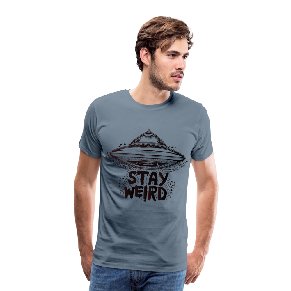 Men's Weird Premium T-Shirt - steel blue