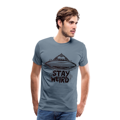 Men's Weird Premium T-Shirt - steel blue