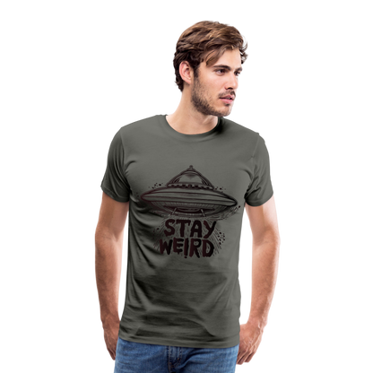 Men's Weird Premium T-Shirt - asphalt gray