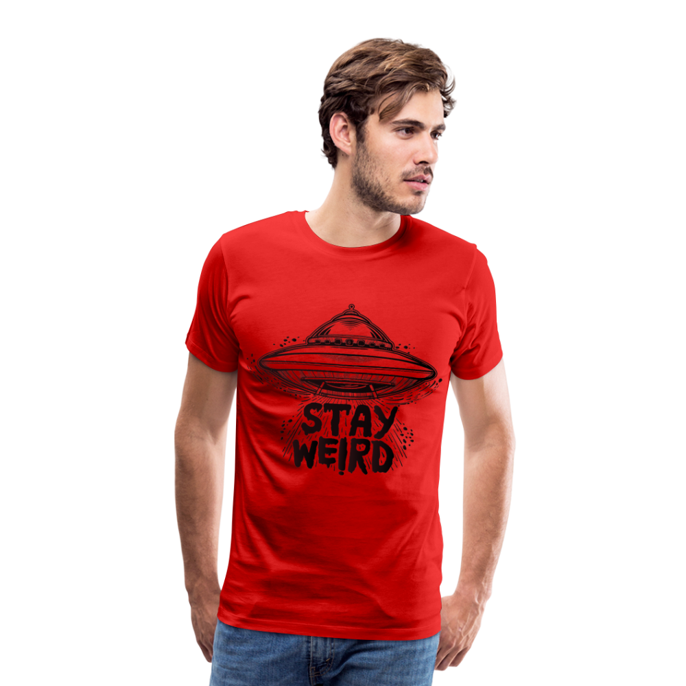 Men's Weird Premium T-Shirt - red