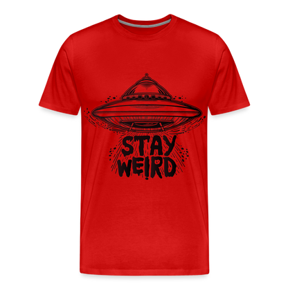 Men's Weird Premium T-Shirt - red