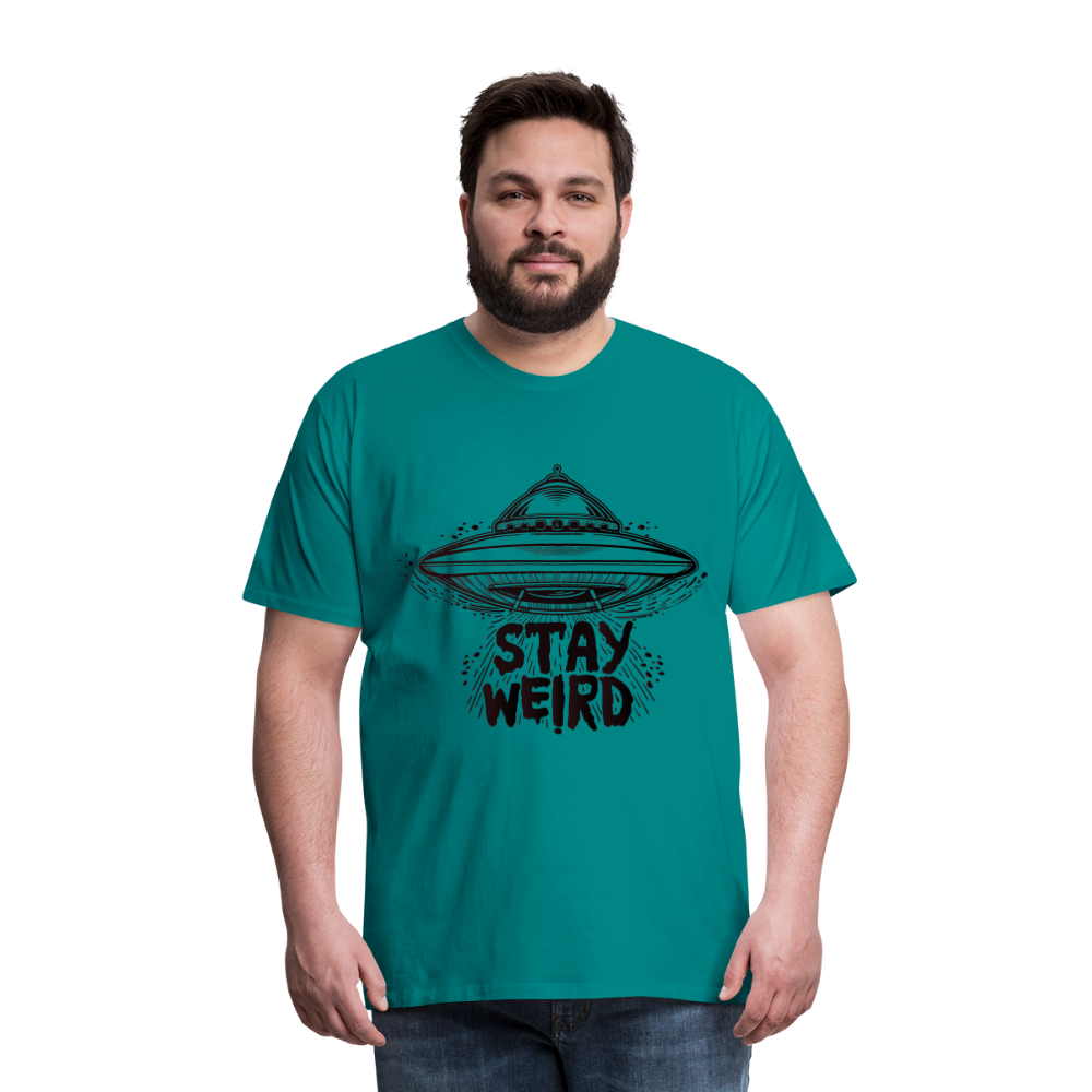 Men's Weird Premium T-Shirt - teal