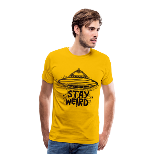 Men's Weird Premium T-Shirt - sun yellow