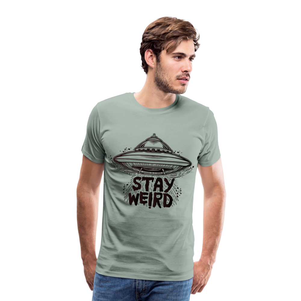 Men's Weird Premium T-Shirt - steel green