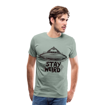 Men's Weird Premium T-Shirt - steel green