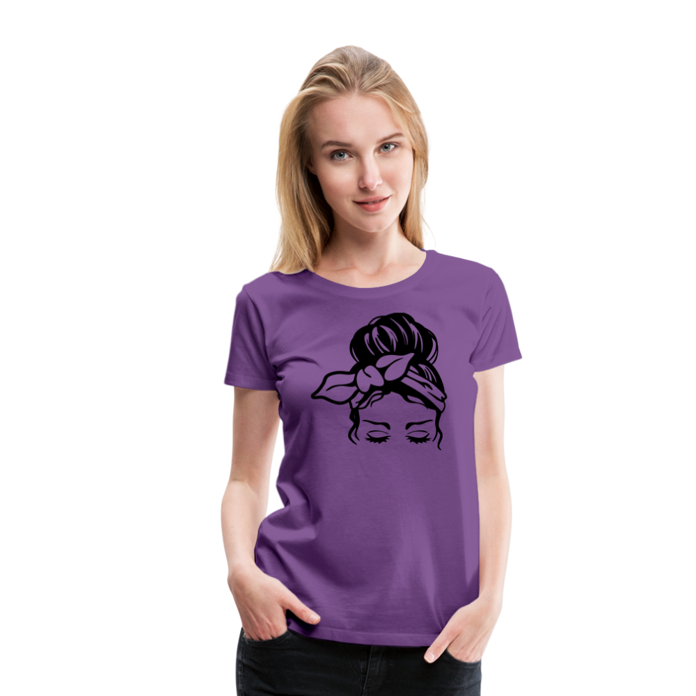 Women’s Bandana Premium T-Shirt - purple