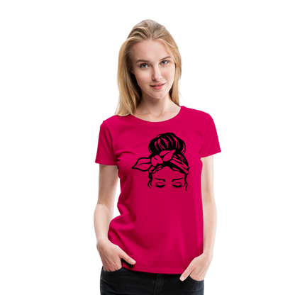 Women’s Bandana Premium T-Shirt - dark pink