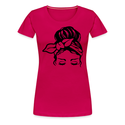 Women’s Bandana Premium T-Shirt - dark pink
