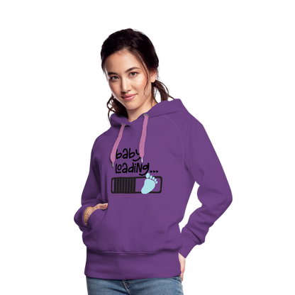 Women’s Loading Premium Hoodie - purple 