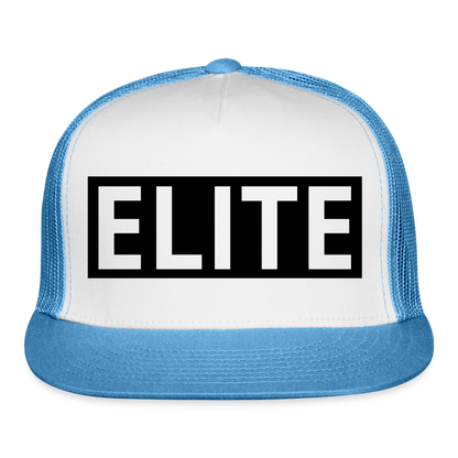 Elite Trucker Cap - white/blue