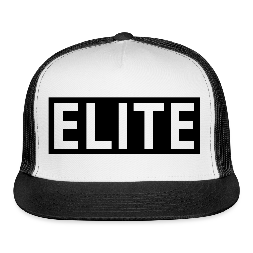 Elite Trucker Cap - white/black