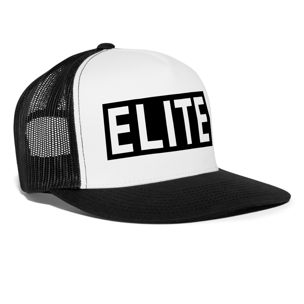 Elite Trucker Cap - white/black
