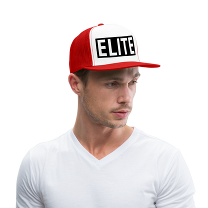 Elite Trucker Cap - white/red