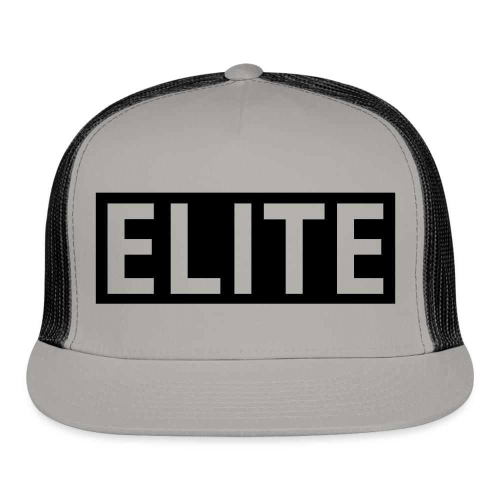 Elite Trucker Cap - gray/black