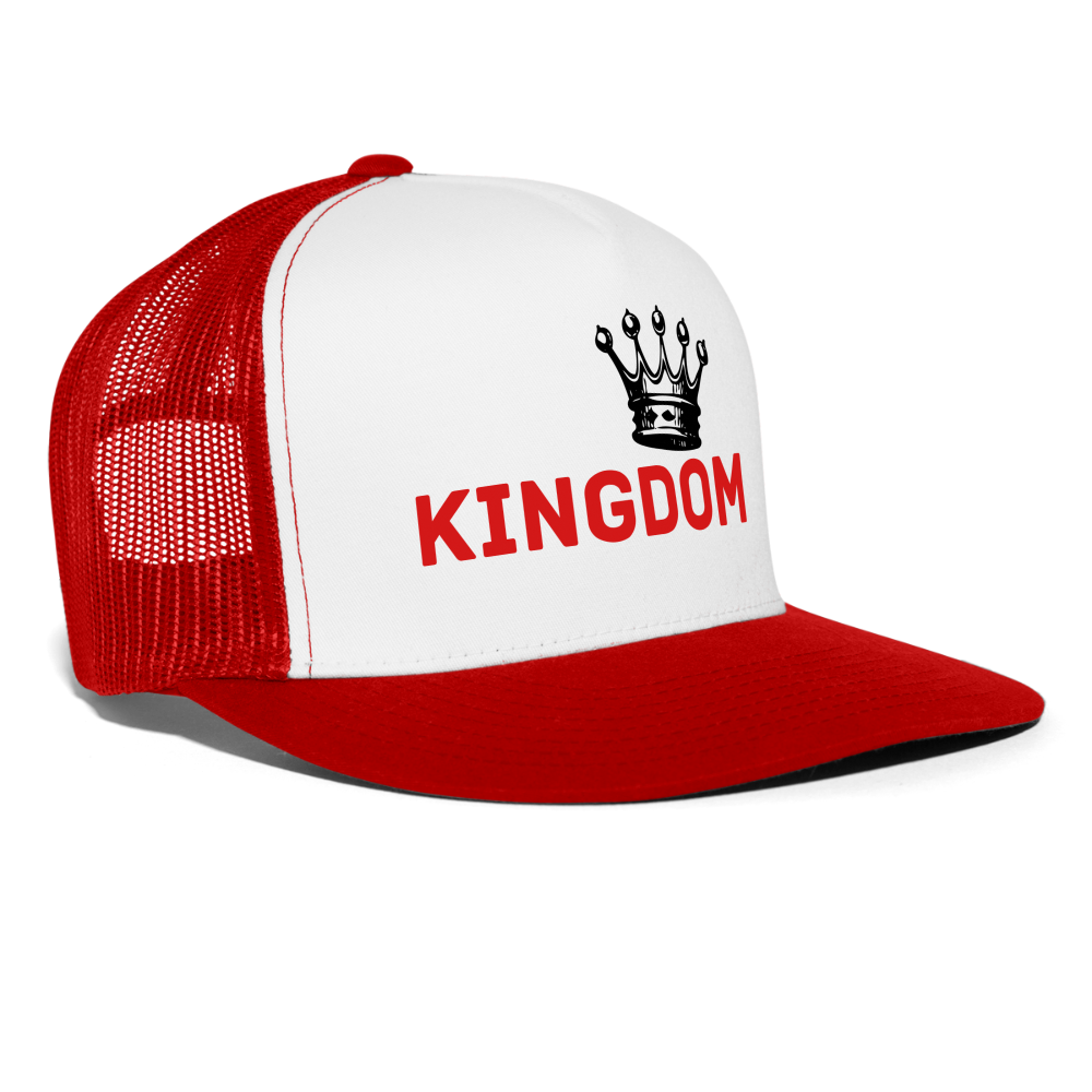 Kingdom 2 Trucker Cap - white/red