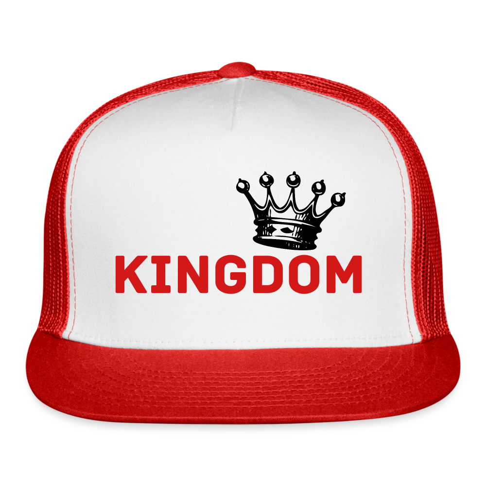 Kingdom 2 Trucker Cap - white/red