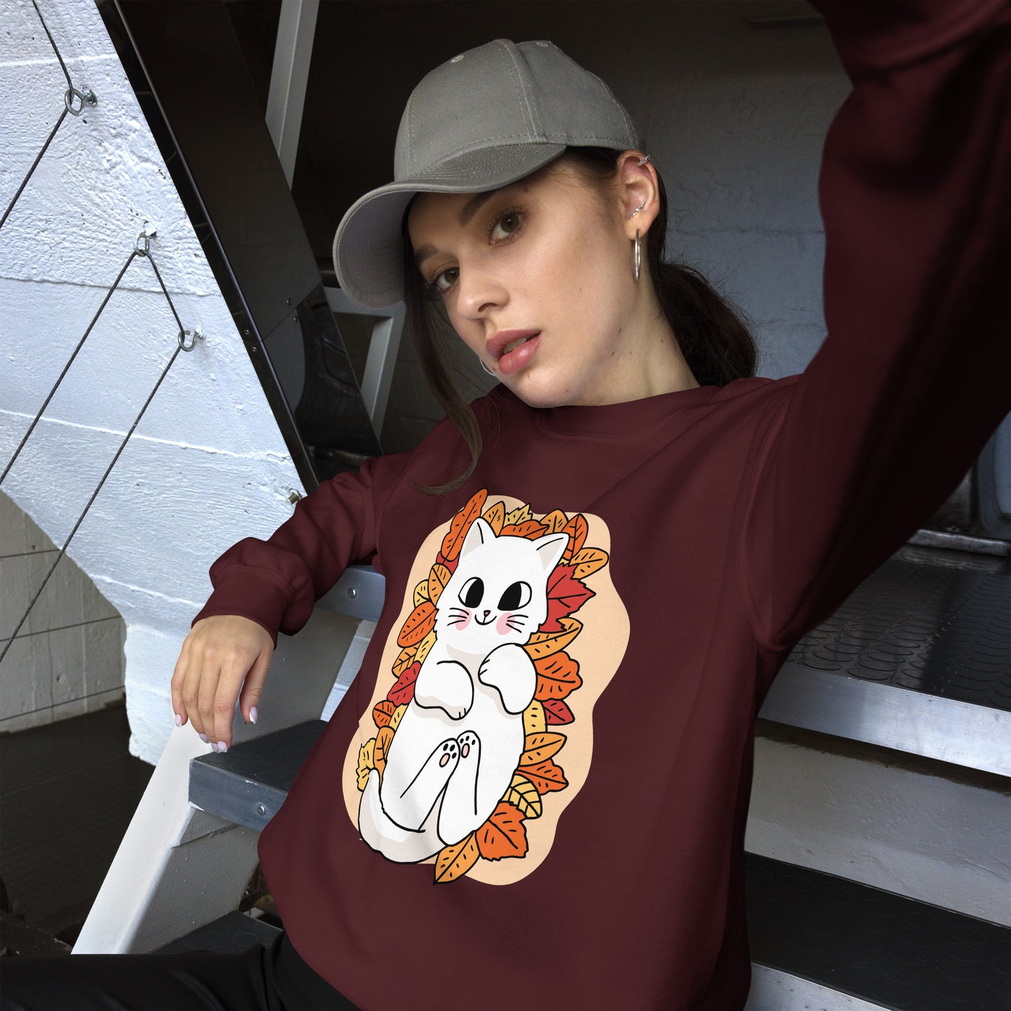 Woman's Kitten Sweatshirt