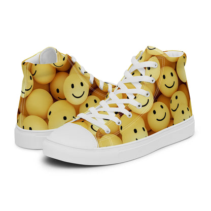 Women’s Happy high top canvas shoes