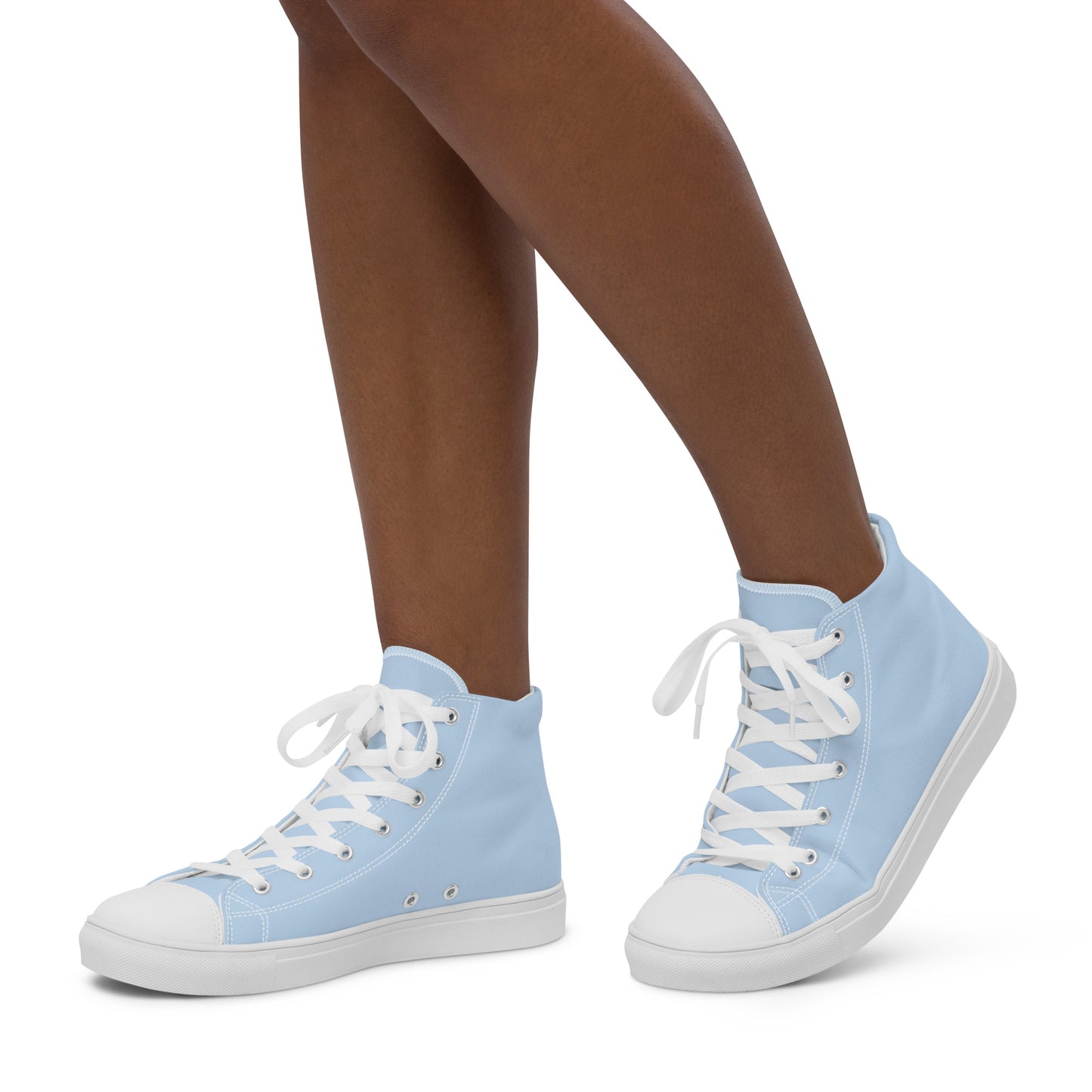 Women’s Pattens Blue high top canvas shoes