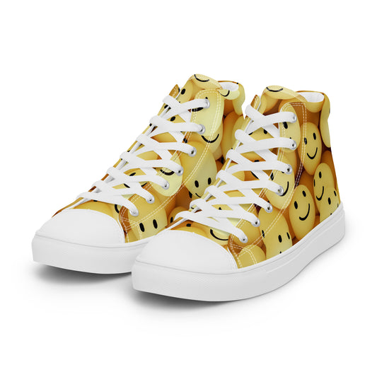 Women’s Happy high top canvas shoes