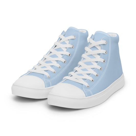 Women’s Pattens Blue high top canvas shoes