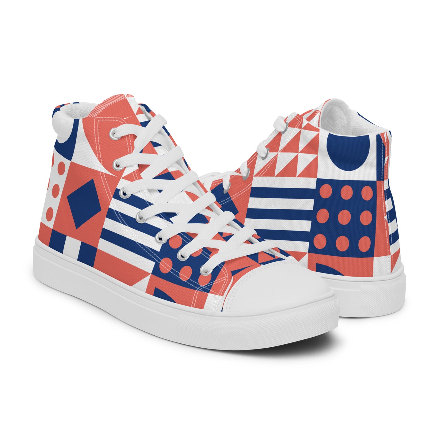 Women’s Patterns high top canvas shoes
