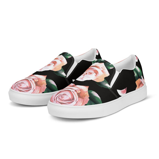 Women’s Rose slip-on canvas shoes