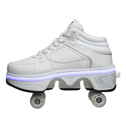 Dual-purpose Roller Skating Deformation Shoes