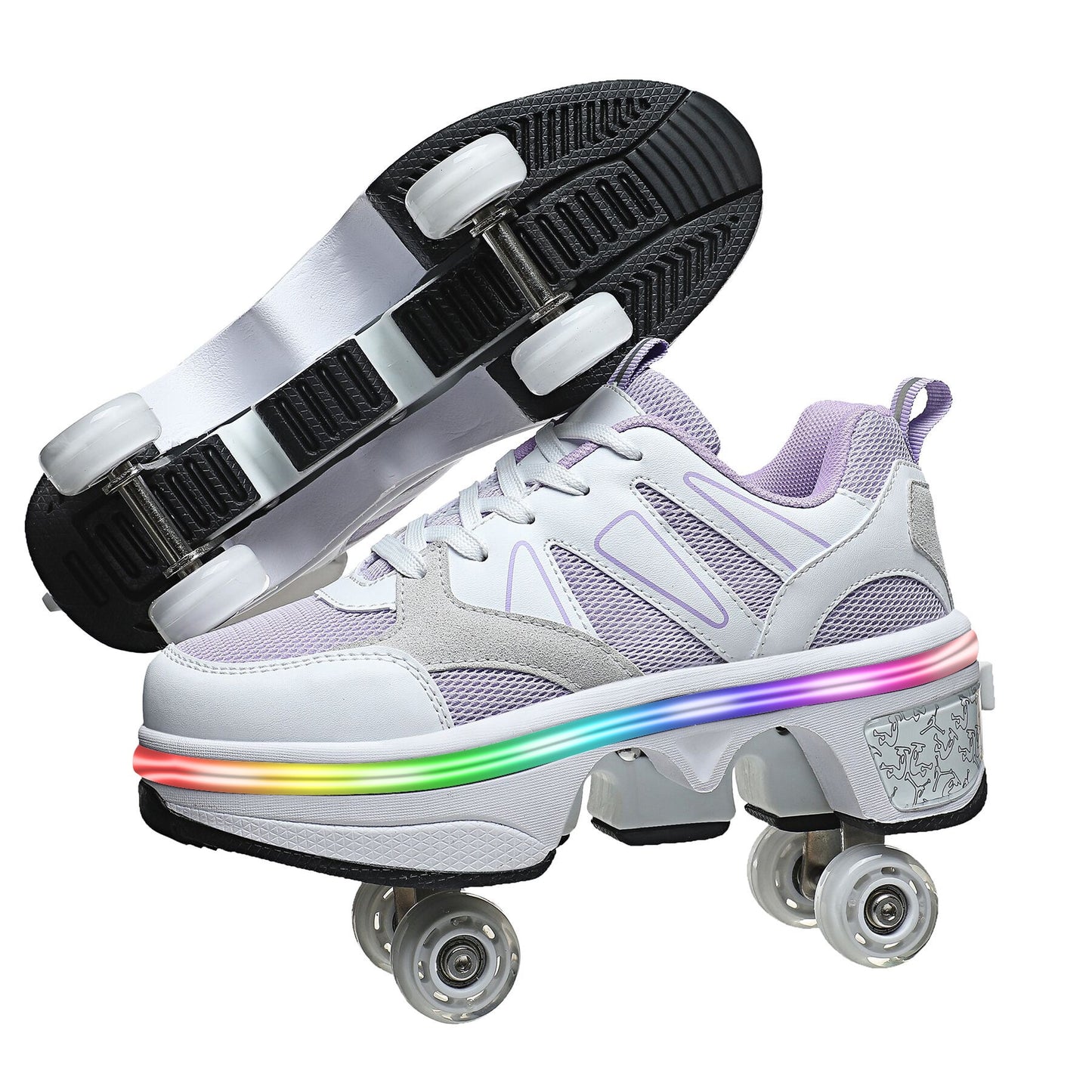 Dual-purpose Roller Skating Deformation Shoes