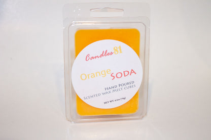 Soda de naranja - 2,5 oz de cubos de soja derretida